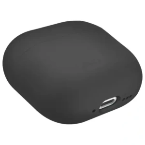 Etui UNIQ Lino do Apple AirPods 4 Silicone szary/ash grey Etui UNIQ Lino do Apple AirPods 4 Silicone szary/ash grey