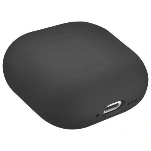 Etui UNIQ Lino do Apple AirPods 4 Silicone szary/ash grey Etui UNIQ Lino do Apple AirPods 4 Silicone szary/ash grey