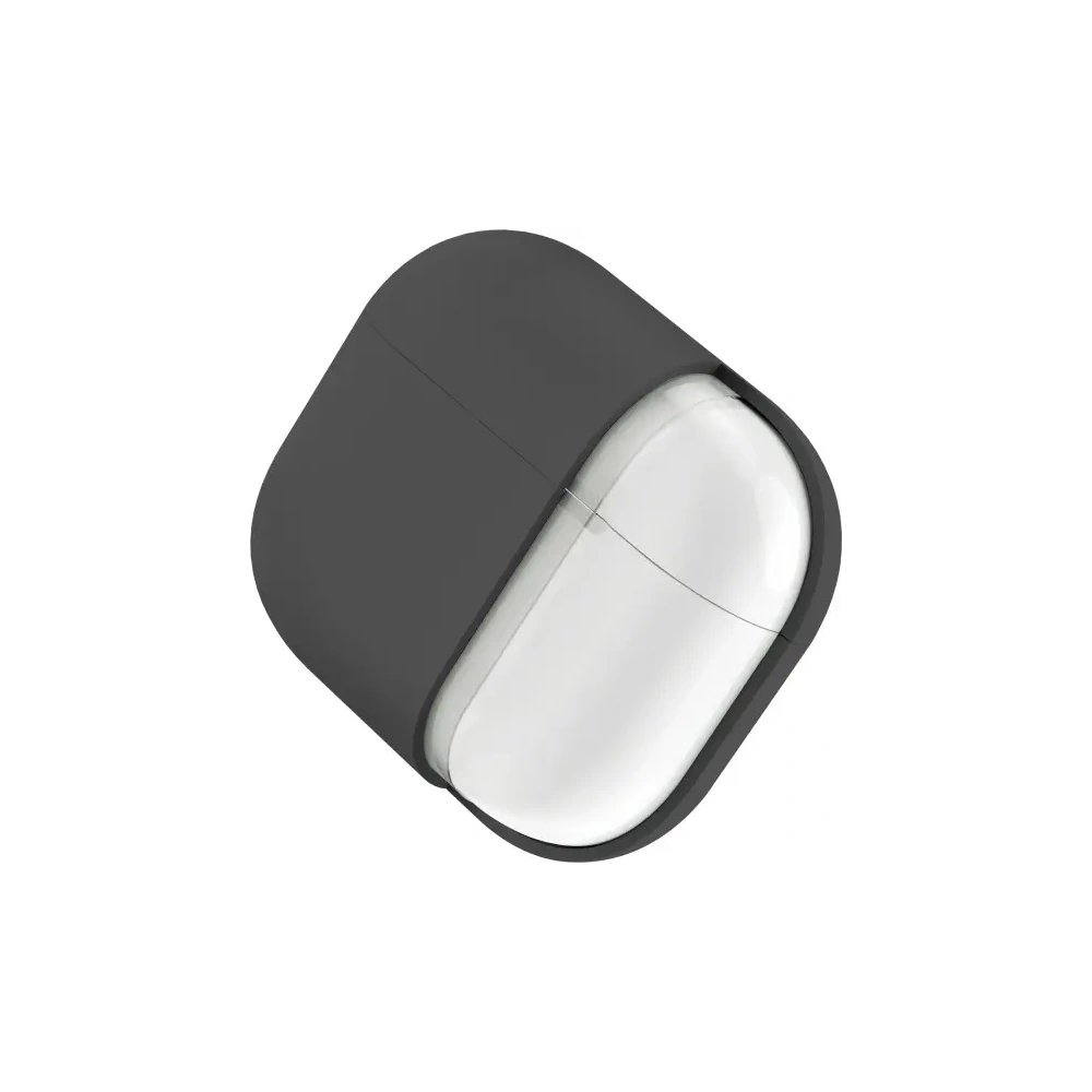 Etui UNIQ Lino do Apple AirPods 4 Silicone szary/ash grey