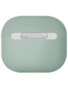 Etui UNIQ Lino do Apple AirPods 4 Silicone zielony/iceplant green Etui UNIQ Lino do Apple AirPods 4 Silicone zielony/iceplant green
