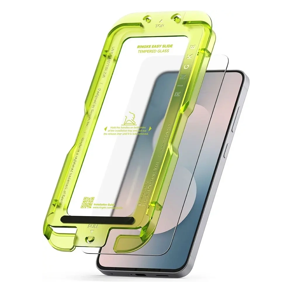 Szkło hartowane Ringke Easy Slide do Samsung Galaxy S25 FE Clear [2 PACK]