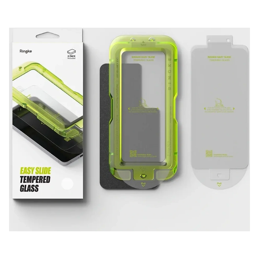 Szkło hartowane Ringke Easy Slide do Samsung Galaxy S25 FE Clear [2 PACK]
