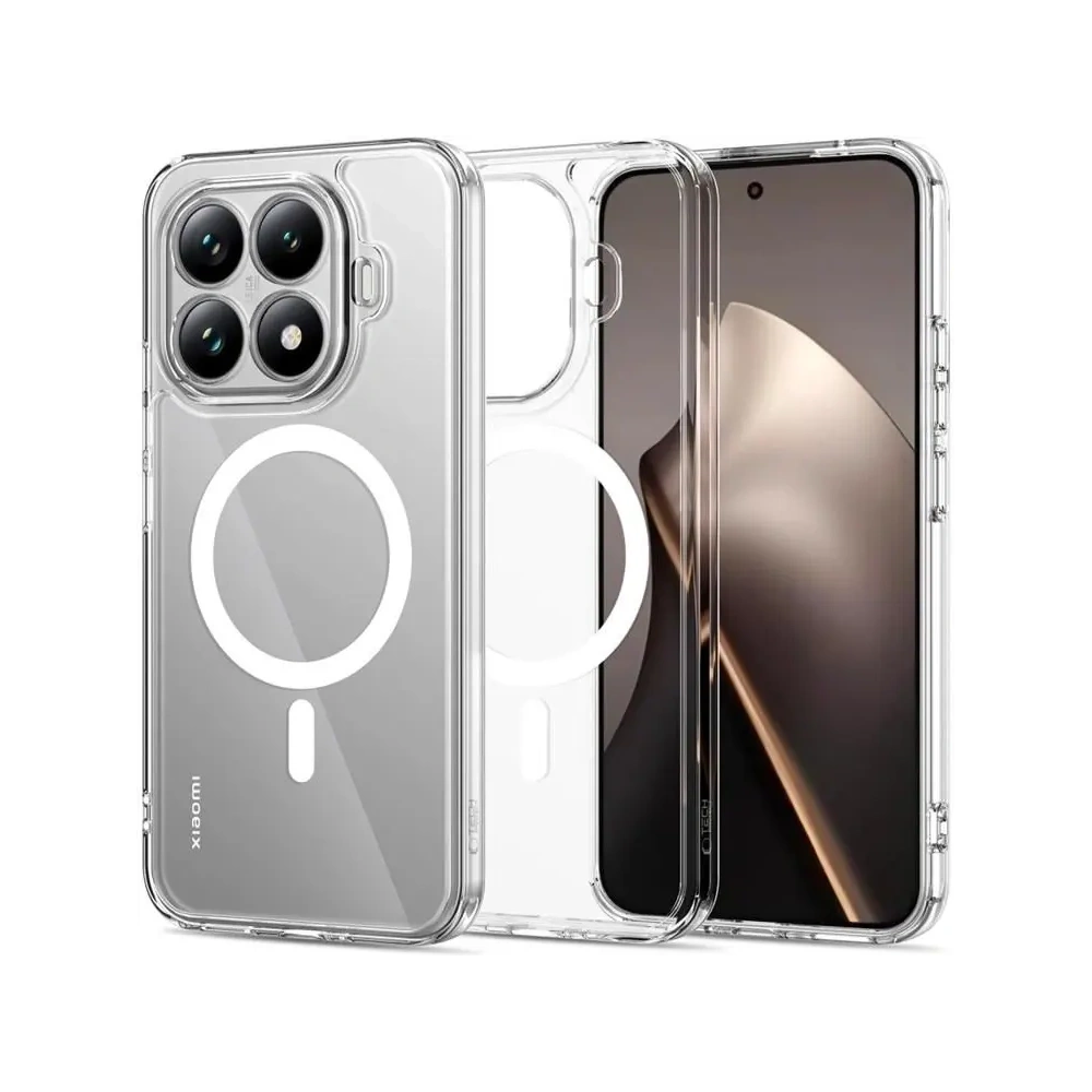 Etui Tech-Protect Flexair Hybrid MagSafe do Xiaomi 15T Pro Clear