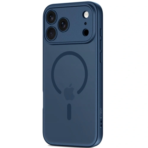 Etui Tech-Protect BasicMag MagSafe do Apple iPhone 17 Pro Matte Deep Blue