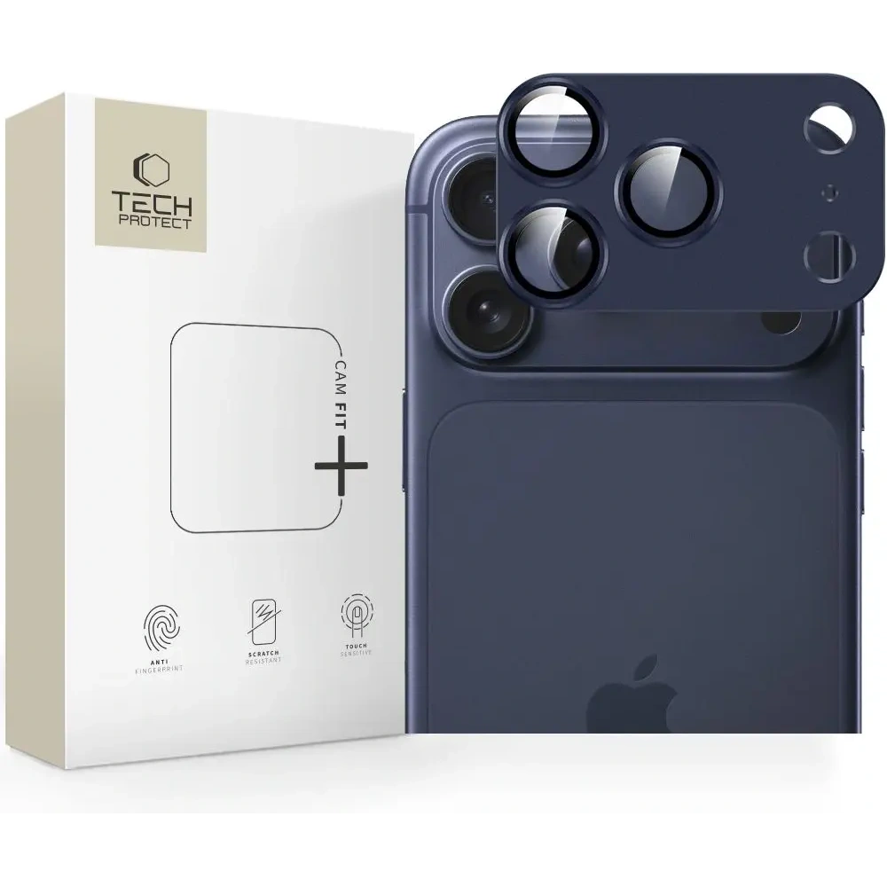 Osłona aparatu Tech-Protect Camfull Fit+ do Apple iPhone 17 Pro Max Deep Blue