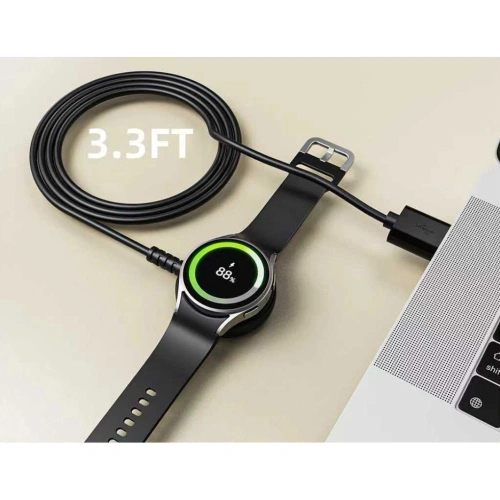 Ładowarka indukcyjna Tech-Protect MC03 Ultraboost Magnetic Charging USB-A Cable 100cm Samsung Galaxy Watch Black Ładowarka indukcyjna Tech-Protect MC03 Ultraboost Magnetic Charging USB-A Cable 100cm Samsung Galaxy Watch Black