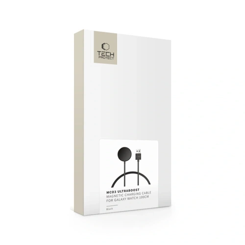 Ładowarka indukcyjna Tech-Protect MC03 Ultraboost Magnetic Charging USB-A Cable 100cm Samsung Galaxy Watch Black Ładowarka indukcyjna Tech-Protect MC03 Ultraboost Magnetic Charging USB-A Cable 100cm Samsung Galaxy Watch Black