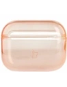 Elastyczne etui z karabińczykiem Bizon Case Headphone Clear do Apple AirPods Pro 3 pomarańczowe Elastyczne etui z karabińczykiem Bizon Case Headphone Clear do Apple AirPods Pro 3 pomarańczowe