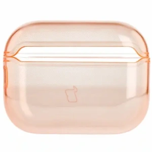 Elastyczne etui z karabińczykiem Bizon Case Headphone Clear do Apple AirPods Pro 3 pomarańczowe Elastyczne etui z karabińczykiem Bizon Case Headphone Clear do Apple AirPods Pro 3 pomarańczowe