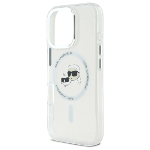 Etui Karl Lagerfeld do Apple iPhone 16 Pro Max hardcase IML Metal Karl&Choupette Head MagSafe biały Etui Karl Lagerfeld do Apple iPhone 16 Pro Max hardcase IML Metal Karl&Choupette Head MagSafe biały