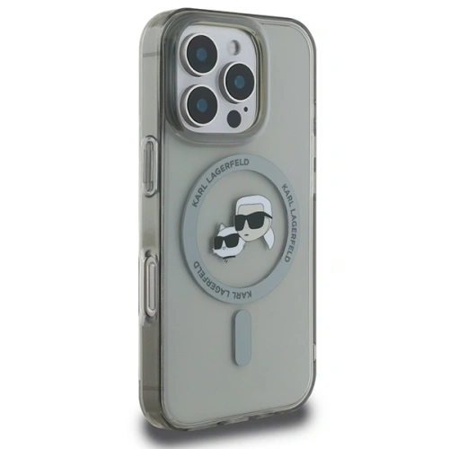 Etui Karl Lagerfeld do Apple iPhone 16 Pro Max hardcase IML Metal Karl&Choupette Head MagSafe czarny Etui Karl Lagerfeld do Apple iPhone 16 Pro Max hardcase IML Metal Karl&Choupette Head MagSafe czarny