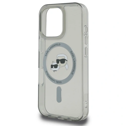 Etui Karl Lagerfeld do Apple iPhone 16 Pro Max hardcase IML Metal Karl&Choupette Head MagSafe czarny Etui Karl Lagerfeld do Apple iPhone 16 Pro Max hardcase IML Metal Karl&Choupette Head MagSafe czarny