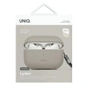 Etui UNIQ Lyden DS do Apple AirPods Pro 2 gen beżowo-zielony/ivory-lichen green Etui UNIQ Lyden DS do Apple AirPods Pro 2 gen beżowo-zielony/ivory-lichen green