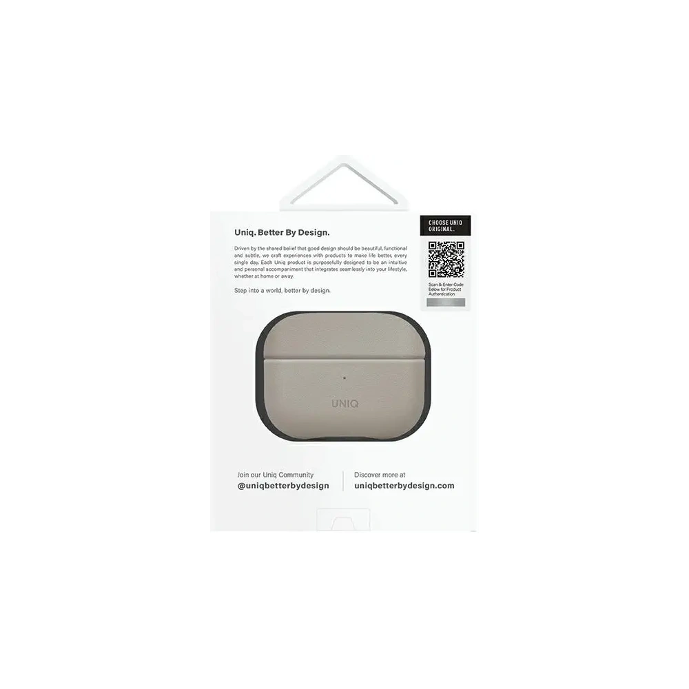 Etui UNIQ Lyden DS do Apple AirPods Pro 2 gen beżowo-zielony/ivory-lichen green