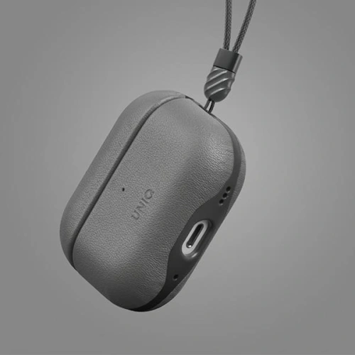 Etui UNIQ Lyden DS do Apple AirPods Pro 2 gen szaro-czarny/charcoal grey-black Etui UNIQ Lyden DS do Apple AirPods Pro 2 gen szaro-czarny/charcoal grey-black