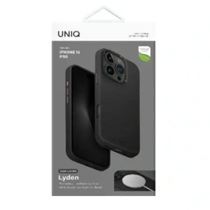 Etui UNIQ Lyden do Apple iPhone 16 Pro Magclick Charging czarny/dallas black Etui UNIQ Lyden do Apple iPhone 16 Pro Magclick Charging czarny/dallas black