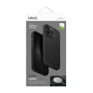 Etui UNIQ Lyden do Apple iPhone 16 Pro Max Magclick Charging czarny/dallas black
