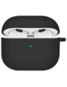 Etui UNIQ Nexo do Apple AirPods 4 + Ear Hooks Silicone czarny/black Etui UNIQ Nexo do Apple AirPods 4 + Ear Hooks Silicone czarny/black