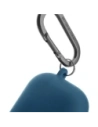 Etui UNIQ Nexo do Apple AirPods 4 + Ear Hooks Silicone niebieski/pacific blue Etui UNIQ Nexo do Apple AirPods 4 + Ear Hooks Silicone niebieski/pacific blue