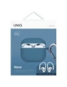 Etui UNIQ Nexo do Apple AirPods 4 + Ear Hooks Silicone niebieski/pacific blue Etui UNIQ Nexo do Apple AirPods 4 + Ear Hooks Silicone niebieski/pacific blue