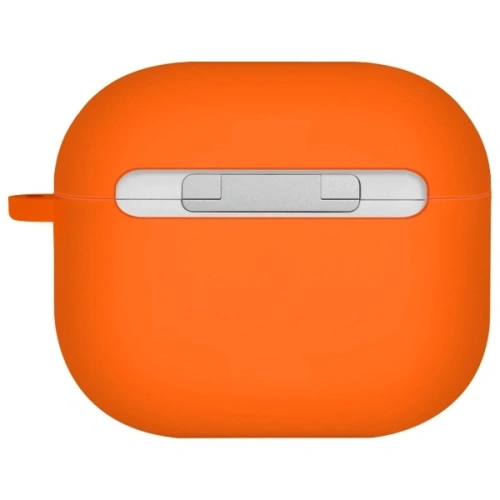 Etui UNIQ Nexo do Apple AirPods 4 + Ear Hooks Silicone pomarańczowy/volt orange Etui UNIQ Nexo do Apple AirPods 4 + Ear Hooks Silicone pomarańczowy/volt orange