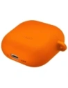Etui UNIQ Nexo do Apple AirPods 4 + Ear Hooks Silicone pomarańczowy/volt orange Etui UNIQ Nexo do Apple AirPods 4 + Ear Hooks Silicone pomarańczowy/volt orange