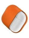 Etui UNIQ Nexo do Apple AirPods 4 + Ear Hooks Silicone pomarańczowy/volt orange Etui UNIQ Nexo do Apple AirPods 4 + Ear Hooks Silicone pomarańczowy/volt orange