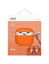 Etui UNIQ Nexo do Apple AirPods 4 + Ear Hooks Silicone pomarańczowy/volt orange Etui UNIQ Nexo do Apple AirPods 4 + Ear Hooks Silicone pomarańczowy/volt orange