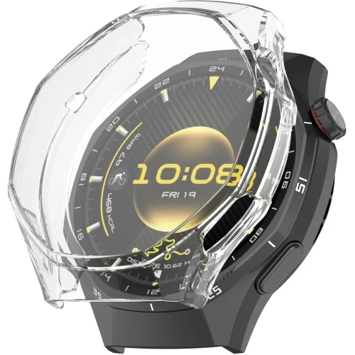 Etui z osłoną ekranu Bizon Case Watch Felipe do Huawei Watch GT6 Pro 46mm przezroczyste