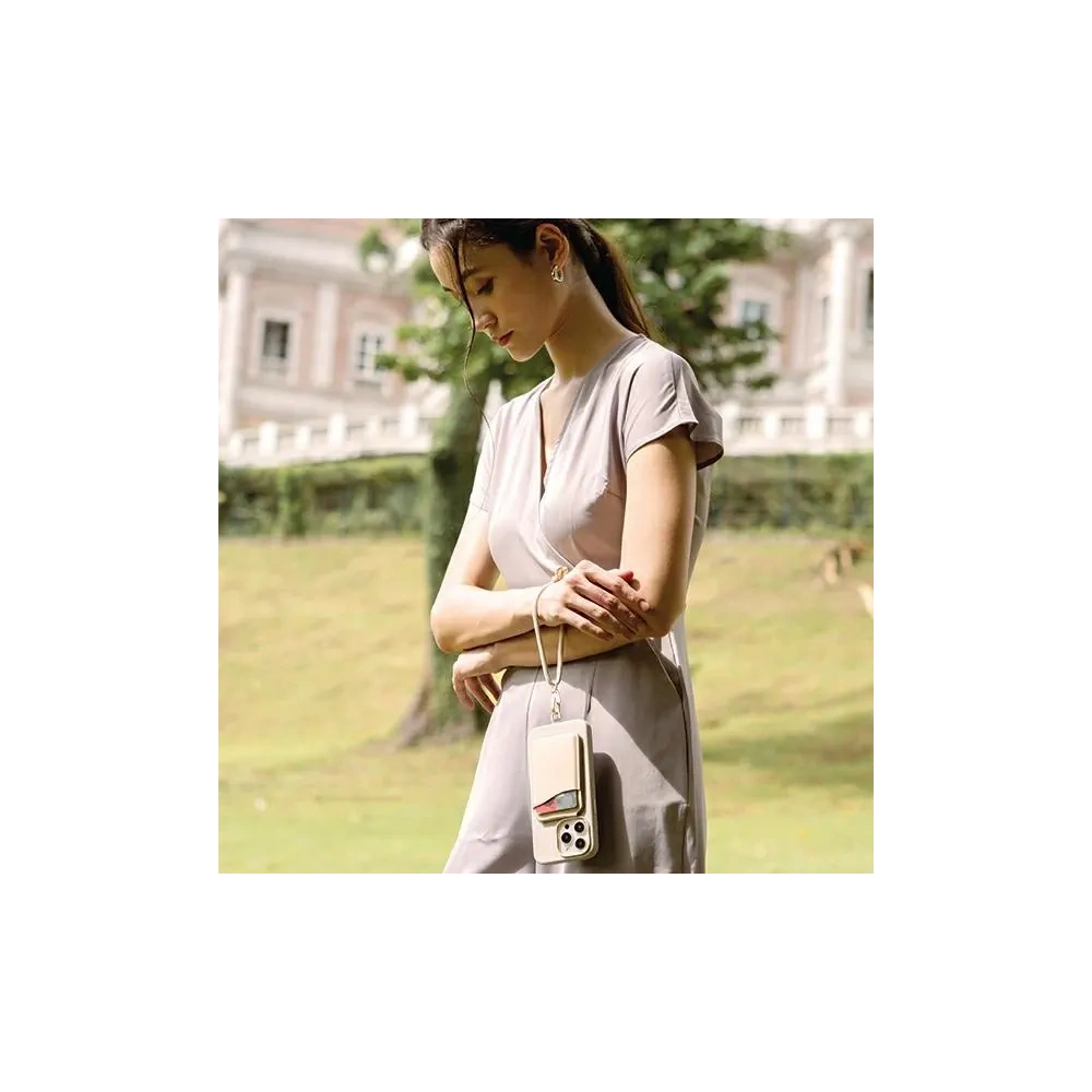 Uniwersalny sznurek do telefonu na rękę UNIQ Coehl Laurel Handstrap ciemnoniebieski