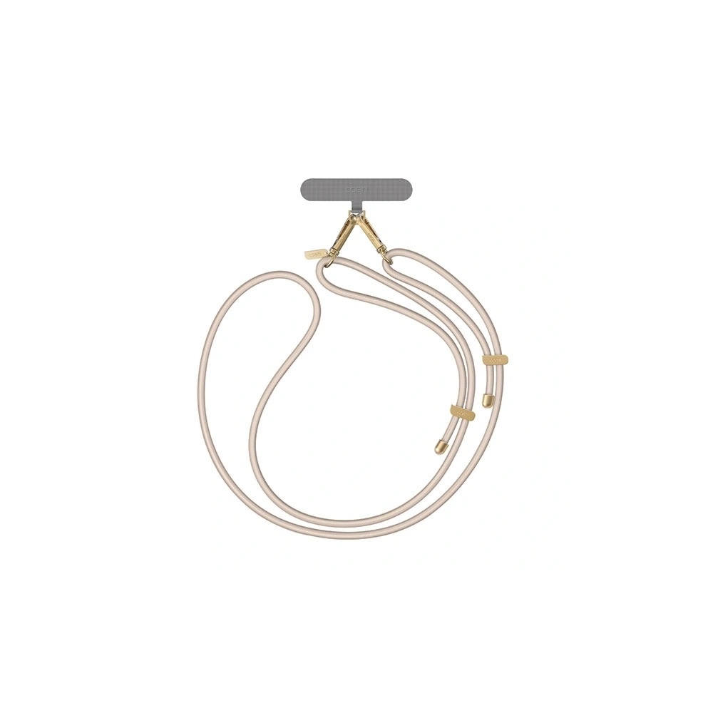 Uniwersalna smycz do telefonu UNIQ Coehl Laurel beżowy