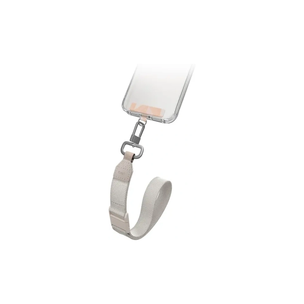 Uniwersalna smycz do telefonu 2w1 UNIQ Vista brzoskwiniowo-beżowy