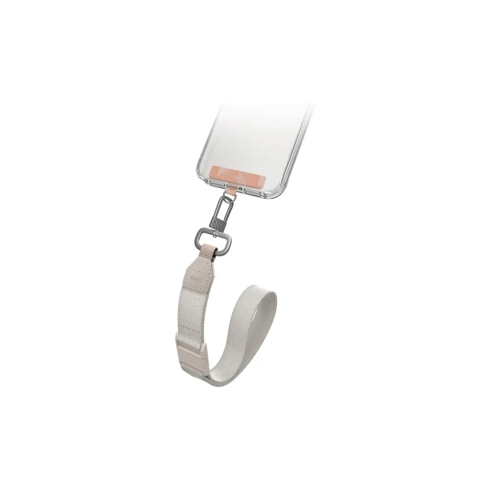 Uniwersalna smycz do telefonu 2w1 UNIQ Vista terracotta-beżowy