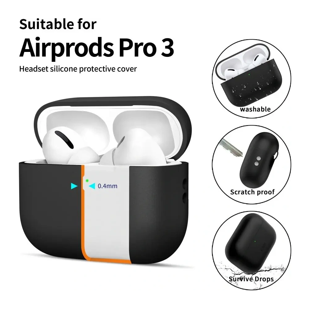 Etui Tech-Protect Silicone do Apple AirPods Pro 3 Black