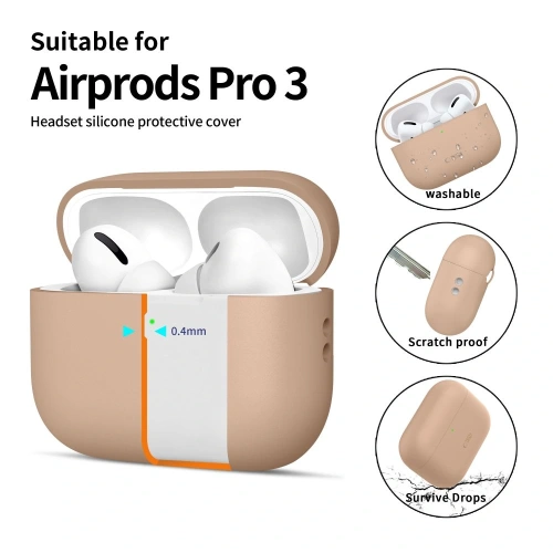 Etui Tech-Protect Silicone do Apple AirPods Pro 3 Caffe Latte Etui Tech-Protect Silicone do Apple AirPods Pro 3 Caffe Latte
