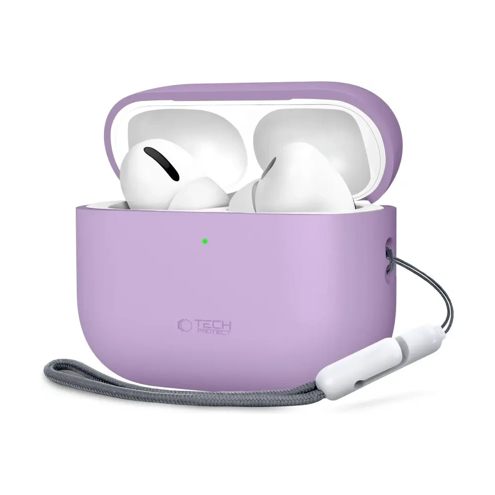 Etui Tech-Protect Silicone do Apple AirPods Pro 3 Lavender