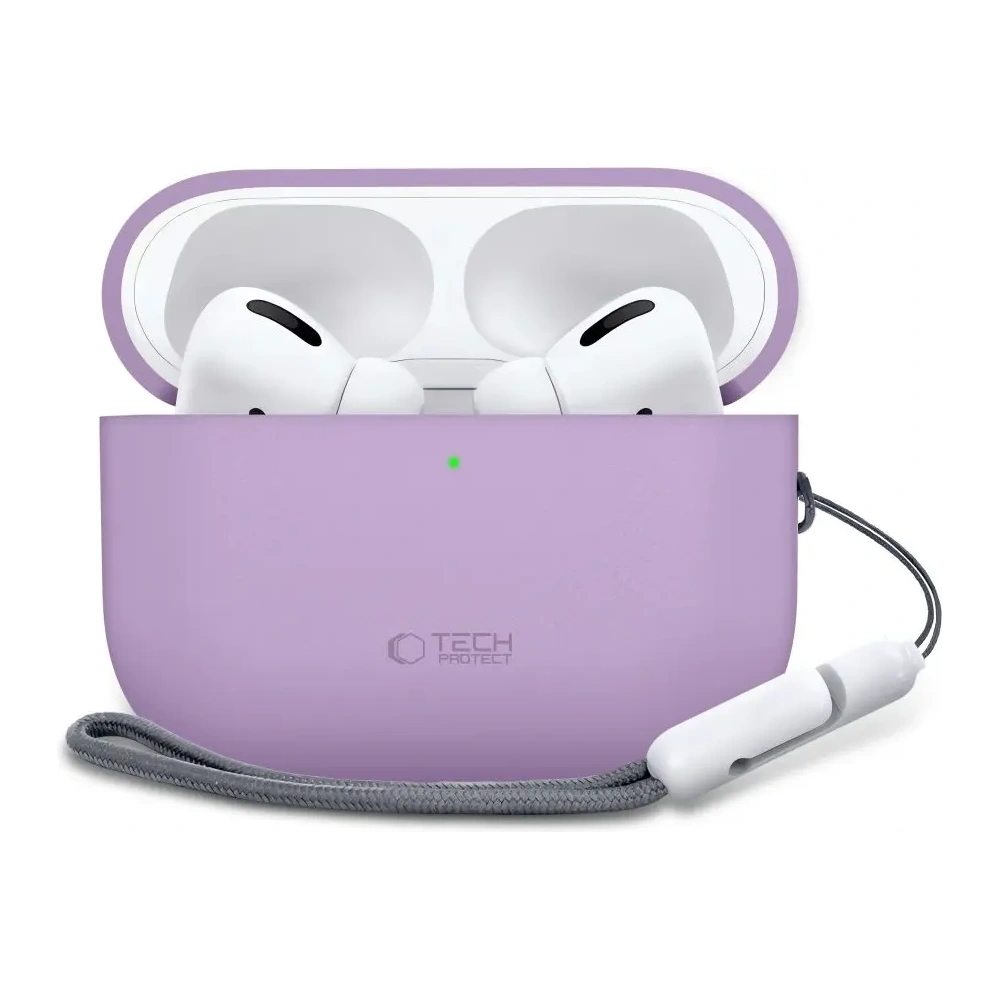 Etui Tech-Protect Silicone do Apple AirPods Pro 3 Lavender