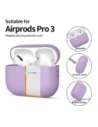 Etui Tech-Protect Silicone do Apple AirPods Pro 3 Lavender Etui Tech-Protect Silicone do Apple AirPods Pro 3 Lavender