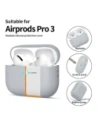 Etui Tech-Protect Silicone do Apple AirPods Pro 3 Crayon Grey Etui Tech-Protect Silicone do Apple AirPods Pro 3 Crayon Grey