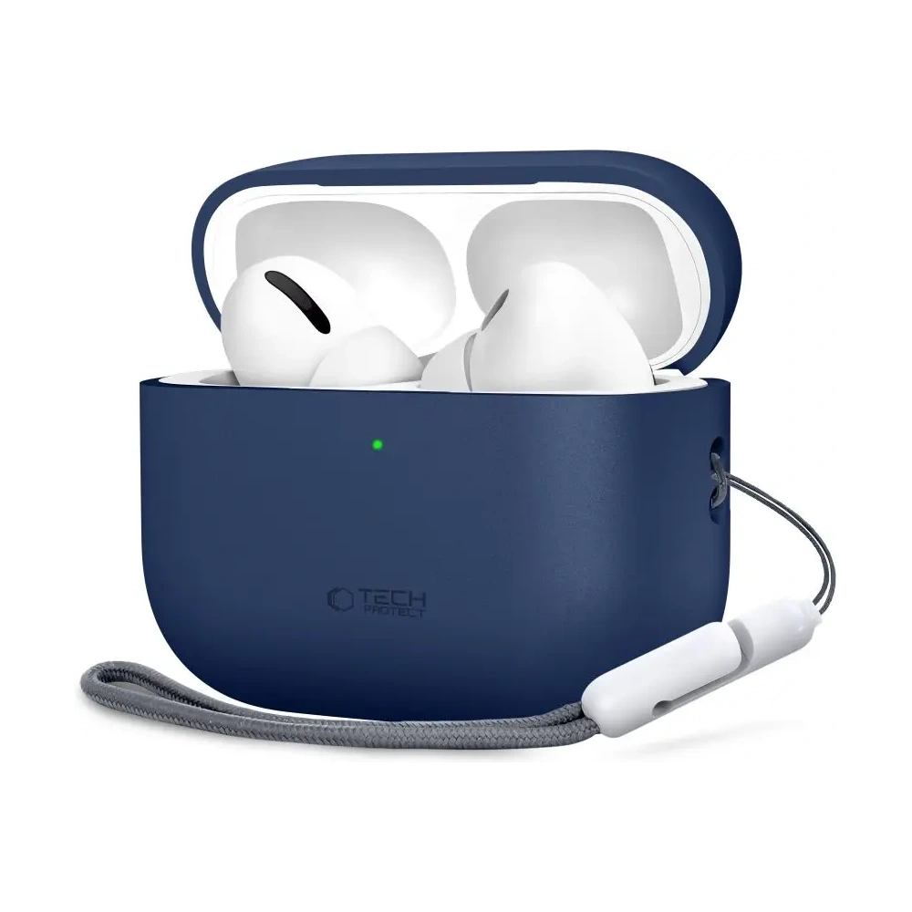 Etui Tech-Protect Silicone do Apple AirPods Pro 3 Navy Blue