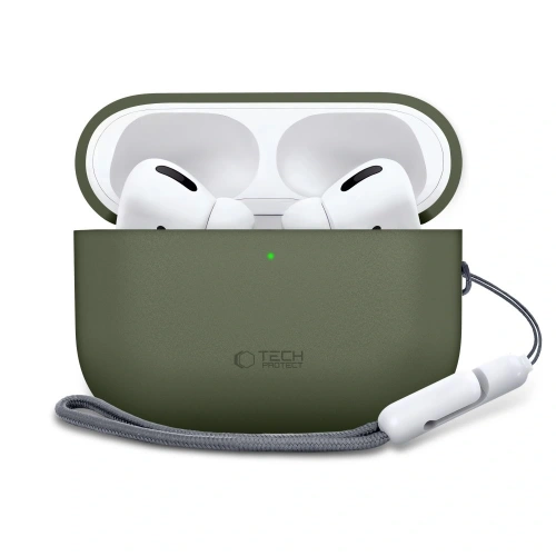 Etui Tech-Protect Silicone do Apple AirPods Pro 3 Olive Green Etui Tech-Protect Silicone do Apple AirPods Pro 3 Olive Green