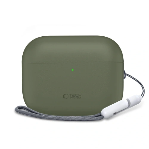 Etui Tech-Protect Silicone do Apple AirPods Pro 3 Olive Green Etui Tech-Protect Silicone do Apple AirPods Pro 3 Olive Green