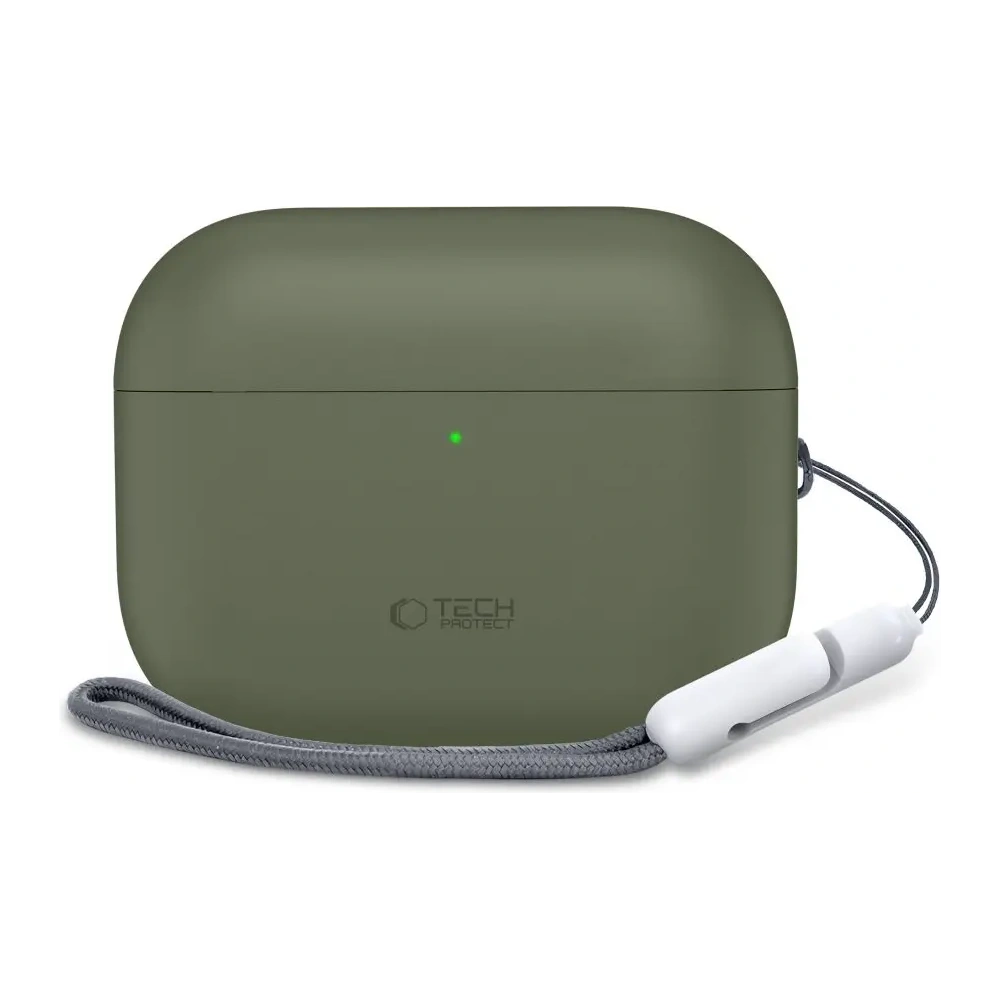 Etui Tech-Protect Silicone do Apple AirPods Pro 3 Olive Green