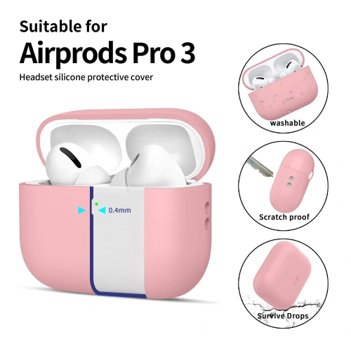 Etui Tech-Protect Silicone do Apple AirPods Pro 3 Dusty Pink Etui Tech-Protect Silicone do Apple AirPods Pro 3 Dusty Pink