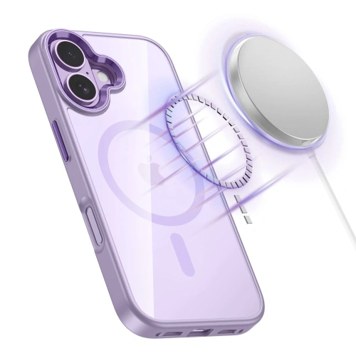 Etui Tech-Protect MagMat MagSafe do Apple iPhone 17 Lavender/clear Etui Tech-Protect MagMat MagSafe do Apple iPhone 17 Lavender/clear