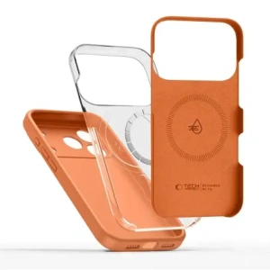 Etui Tech-Protect Silicone MagSafe do Apple iPhone 17 Pro Max Cosmic Orange Etui Tech-Protect Silicone MagSafe do Apple iPhone 17 Pro Max Cosmic Orange