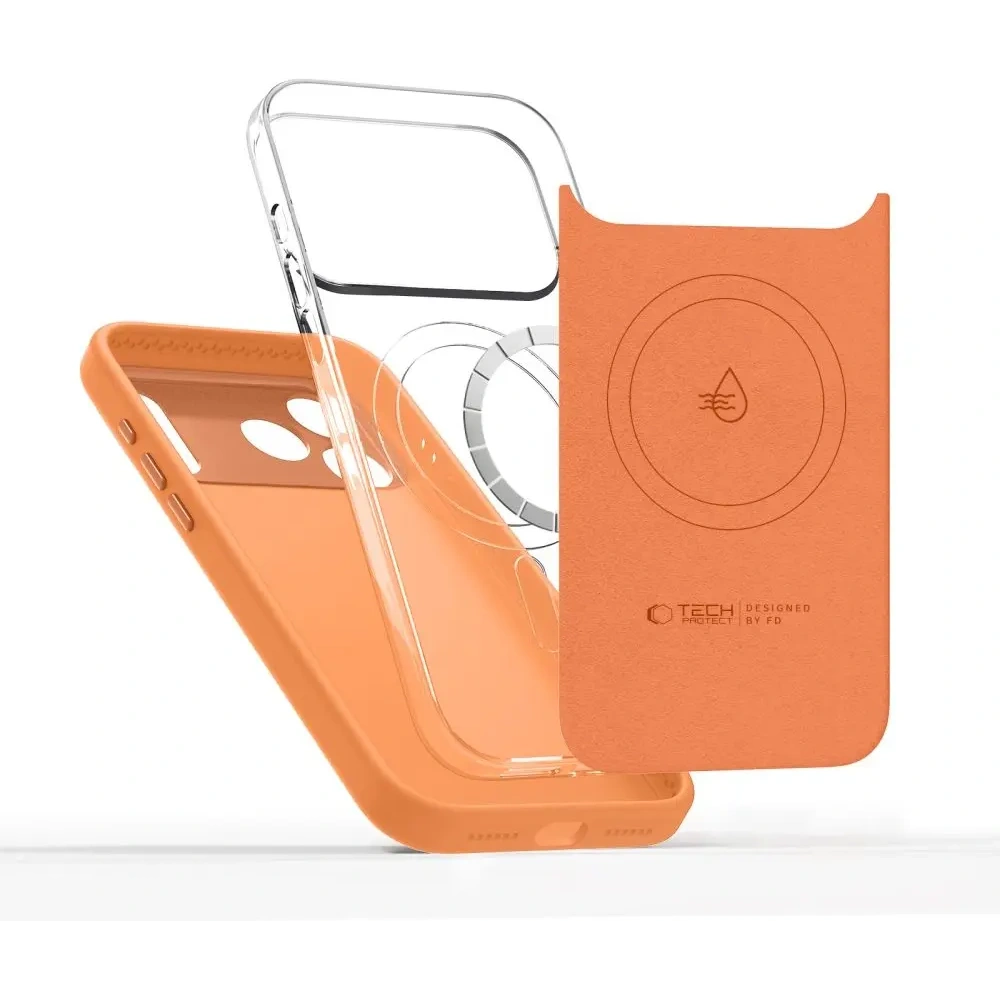 Etui Tech-Protect Uniq MagSafe do Apple iPhone 17 Pro Cosmic Orange