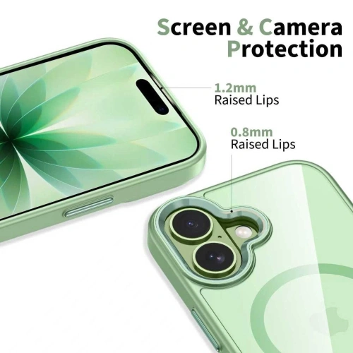 Etui Tech-Protect MagMat MagSafe do Apple iPhone 17 Sage/clear Etui Tech-Protect MagMat MagSafe do Apple iPhone 17 Sage/clear