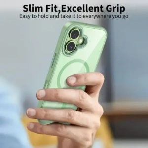 Etui Tech-Protect MagMat MagSafe do Apple iPhone 17 Sage/clear Etui Tech-Protect MagMat MagSafe do Apple iPhone 17 Sage/clear