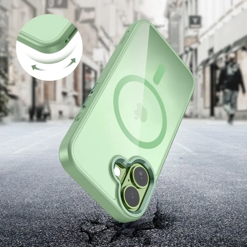 Etui Tech-Protect MagMat MagSafe do Apple iPhone 17 Sage/clear Etui Tech-Protect MagMat MagSafe do Apple iPhone 17 Sage/clear